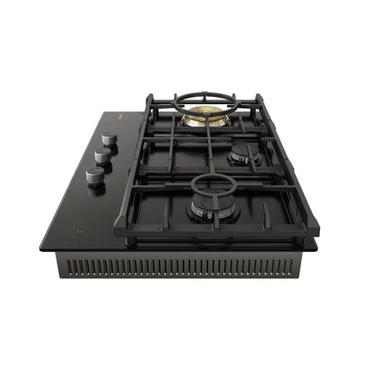 30" Tempered Glass Tri - Ring Gas Cooktop Series | GLG30301 - FOTILE