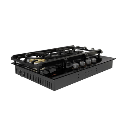 30" Tempered Glass Tri - Ring Gas Cooktop Series | GLG30401 - FOTILE