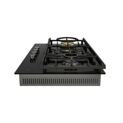 30" Tempered Glass Tri - Ring Gas Cooktop Series | GLG30401 - FOTILE