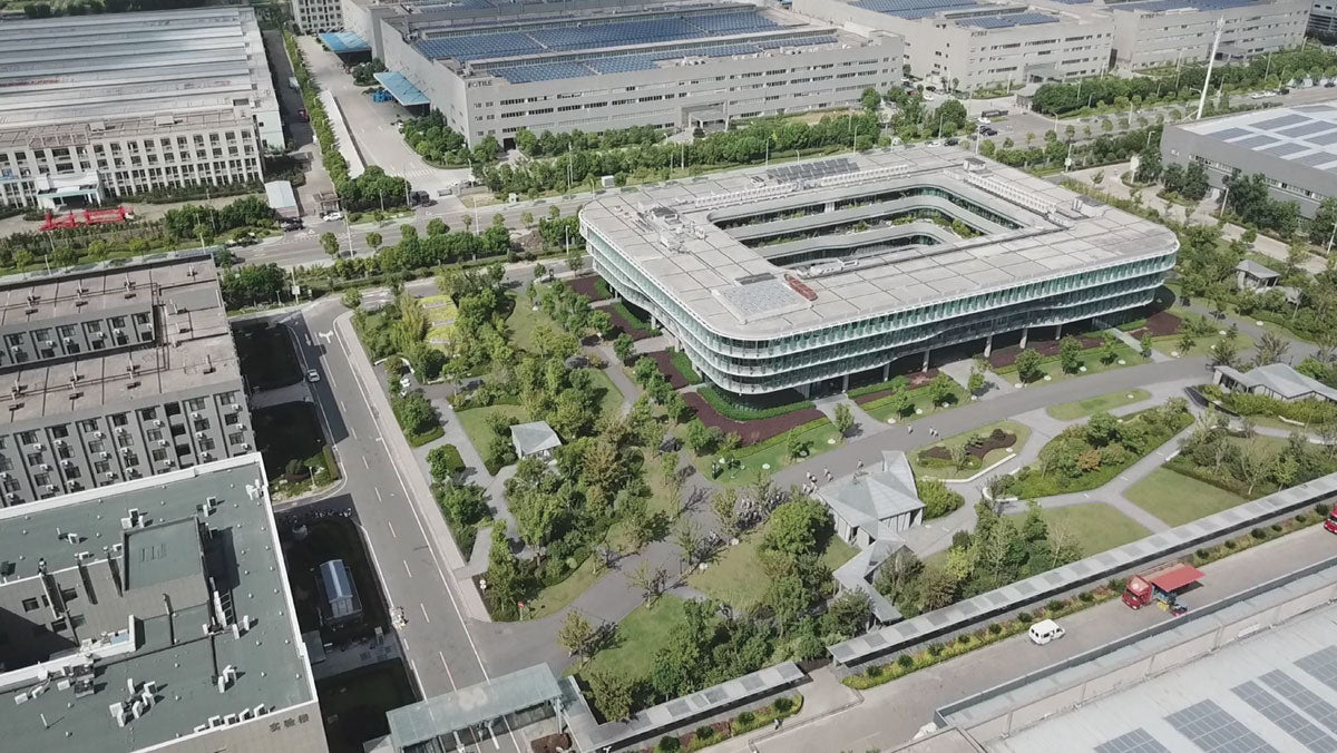 Aerial view of FOTILE headquarters campus