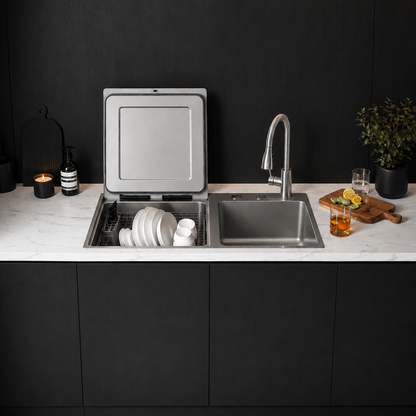 FOTILE VersaWash 3-in-1 in-sink produce cleaner and dishwasher SD2F-P5L, lifestyle image