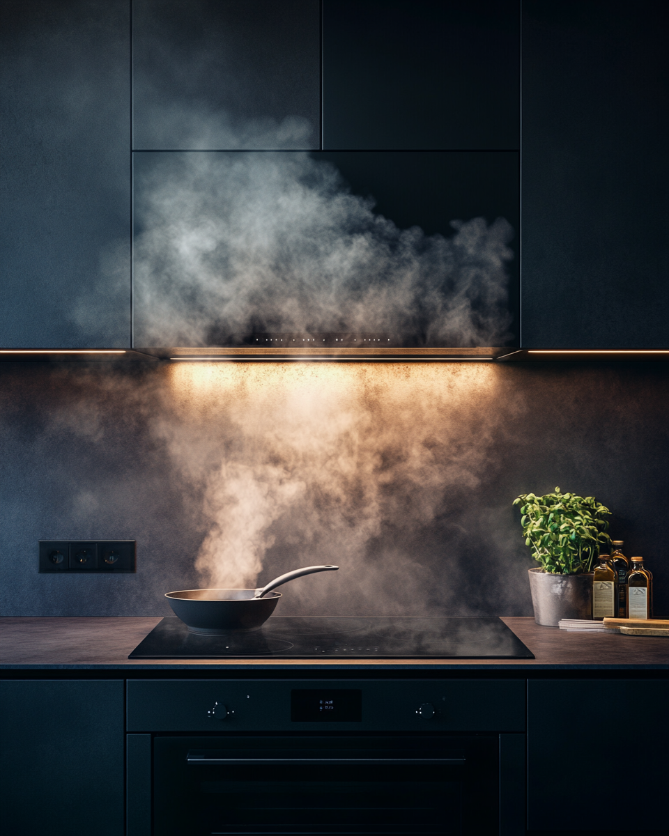 Health-focused lifestyle kitchen with FOTILE range hood