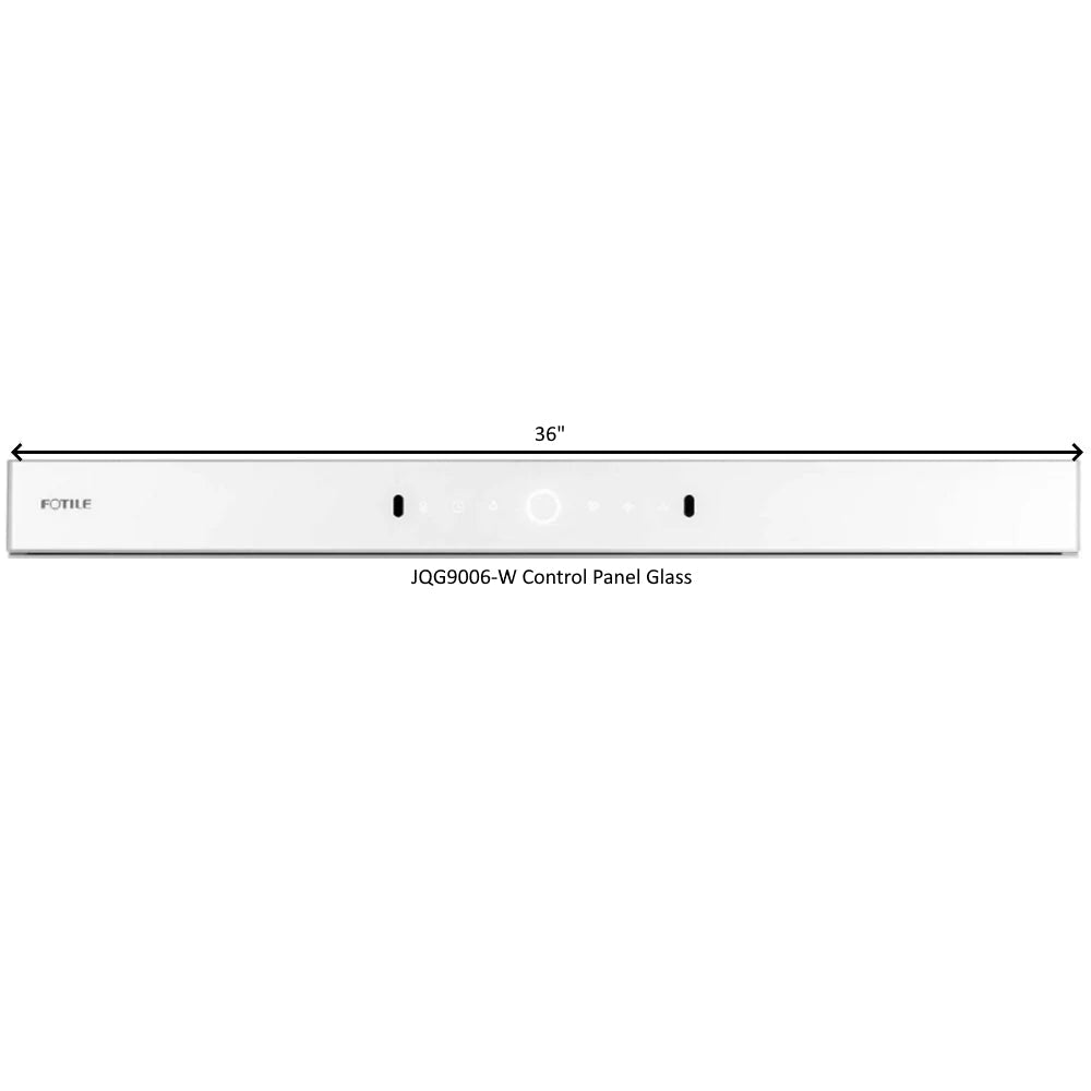 Control Panel Glass for Slant Vent Range Hood - FOTILE