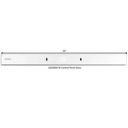 Control Panel Glass for Slant Vent Range Hood - FOTILE