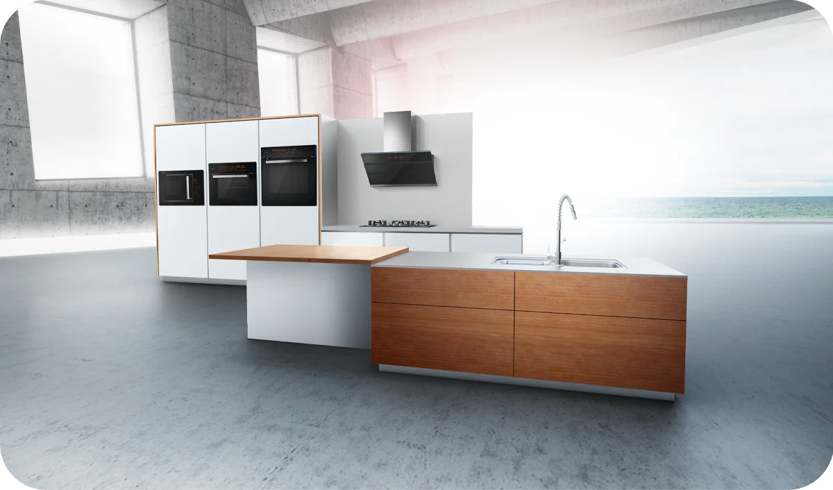 FOTILE convection oven in a bright kitchen setting