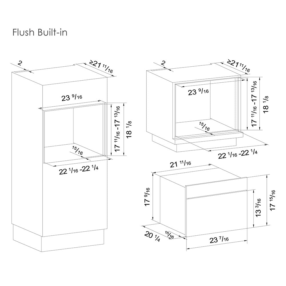 24‘’ Built-in Steam Oven | SCD42-F1 - FOTILE