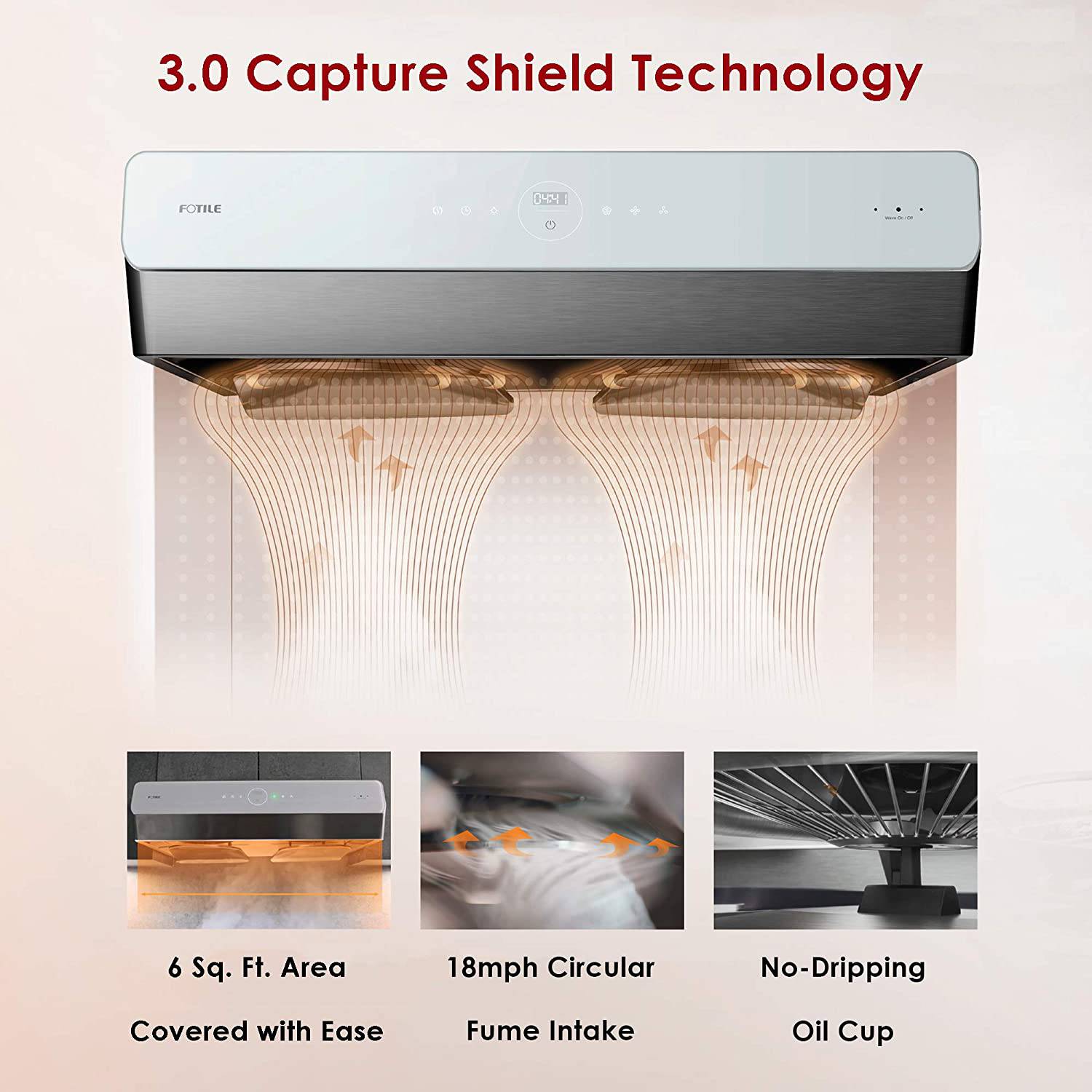 30"/36" Under-Cabinet Range Hood | UQG3002 - FOTILE