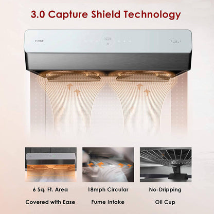 30"/36" Under-Cabinet Range Hood | UQG3002 - FOTILE