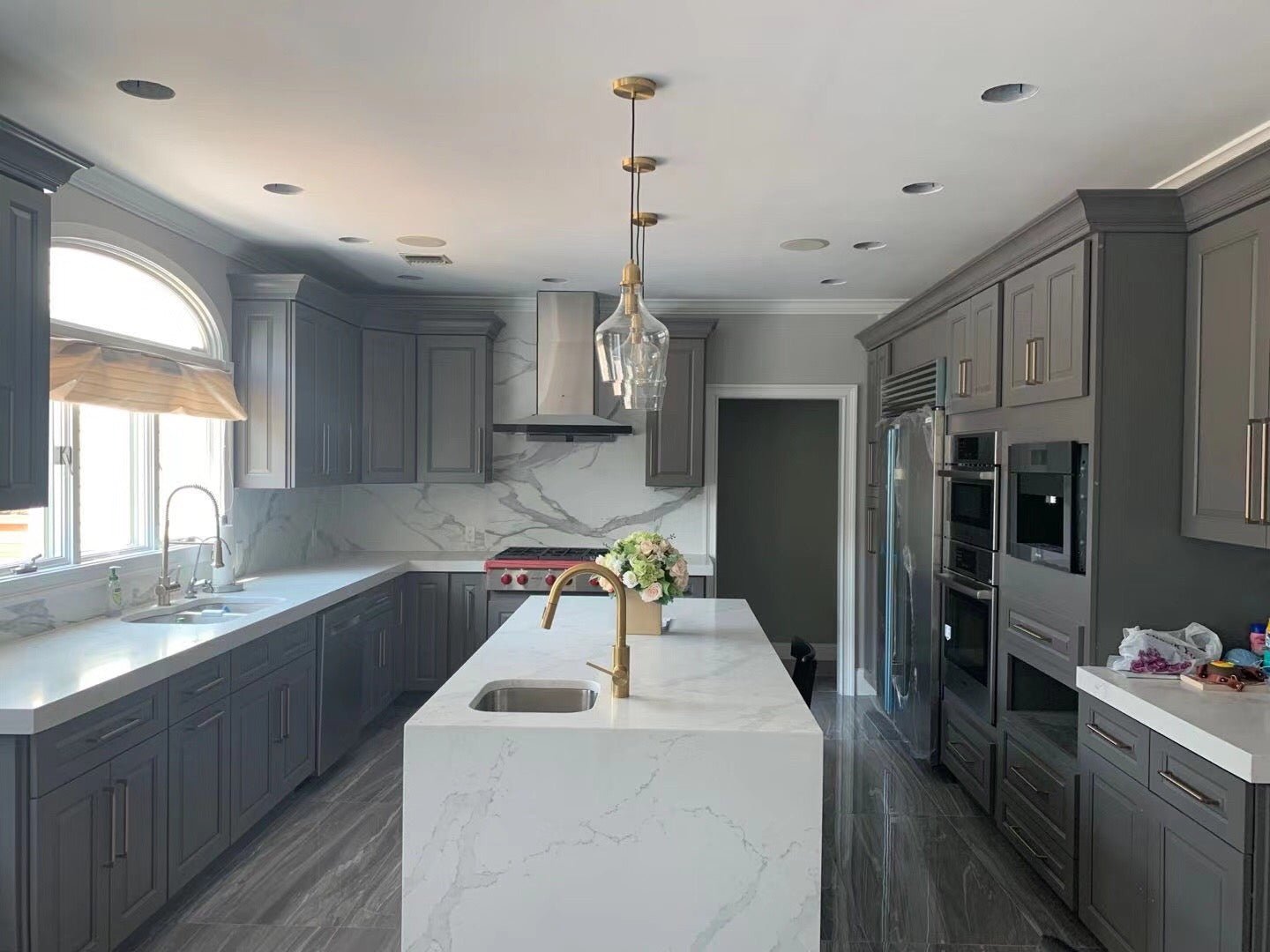 FOTILE ceiling decorative cover for EMS9018 range hood, view 2
