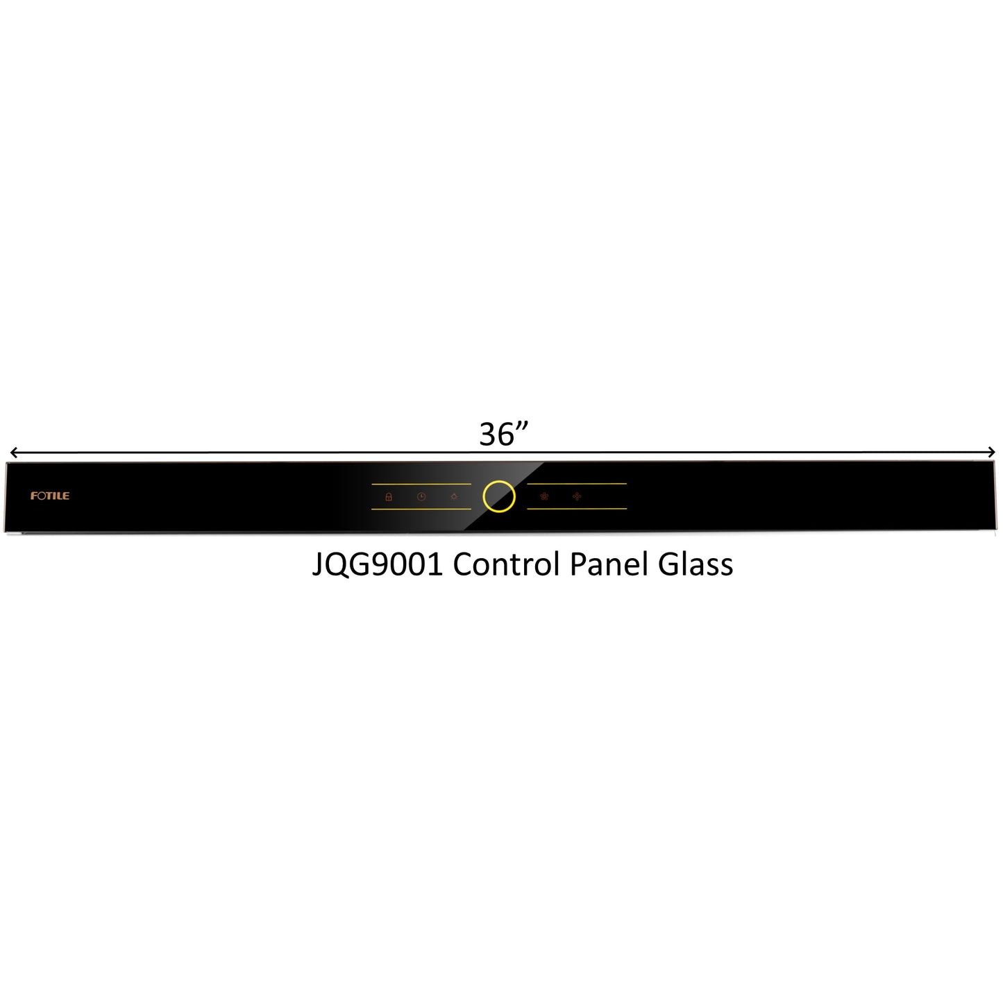 Control Panel Glass for Slant Vent Series - FOTILE